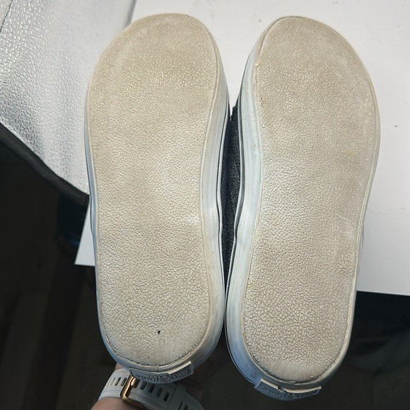 Kate Spade Denim and Black Bow Slip-On Shoes - Picture 4 of 6